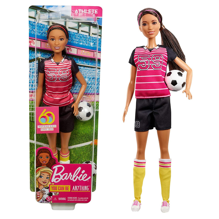 Barbie - ATHLETE Soccer Player Career Barbie ©2018