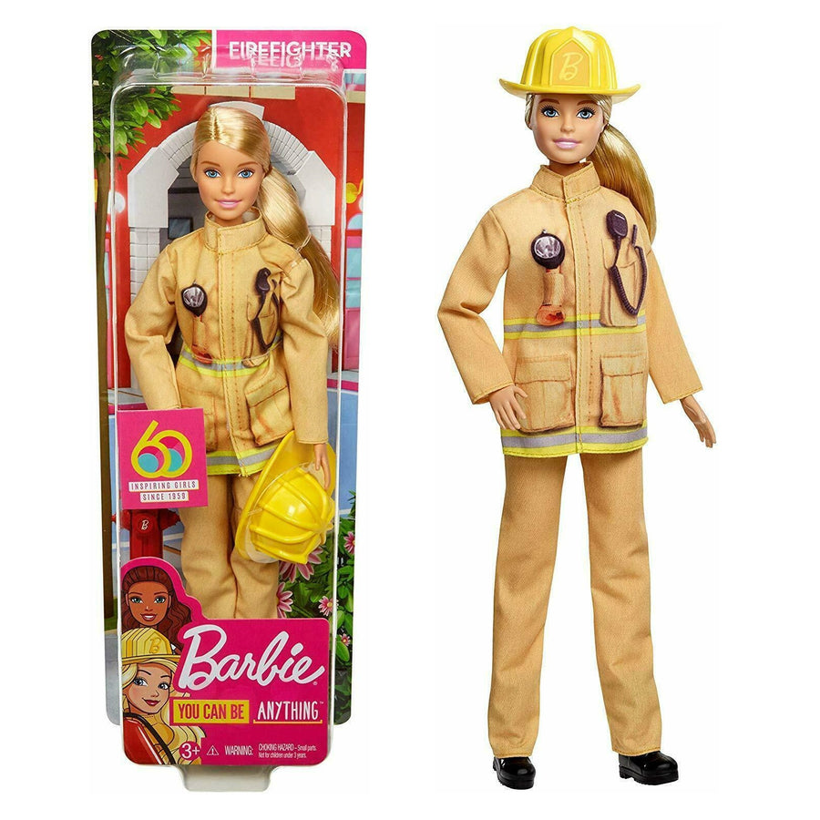 Barbie firefighter hot sale doll