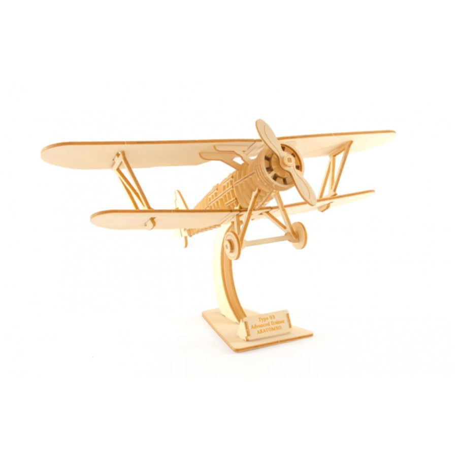 Kigumi - Biplane 3D Plywood Puzzle