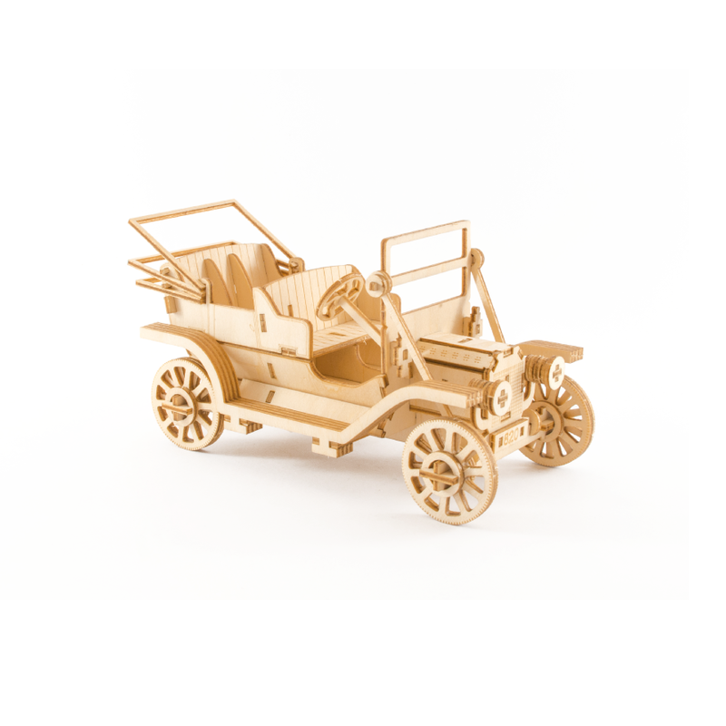 Kigumi - Classic Car 3D Plywood Puzzle Smart Phone Holder