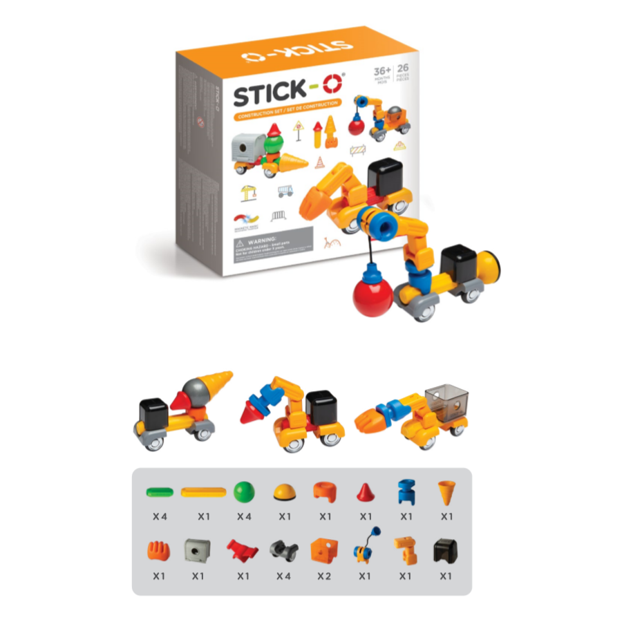 STICK-O Construction Set 26pc