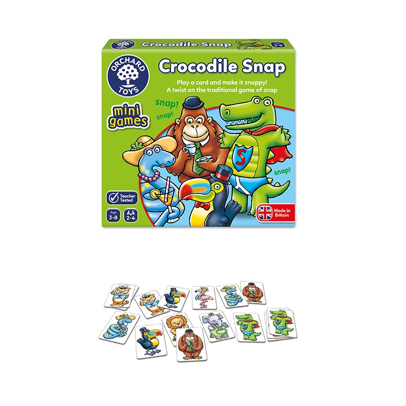 Orchard Toys - Crocodile Snap Mini Game 3-8yo