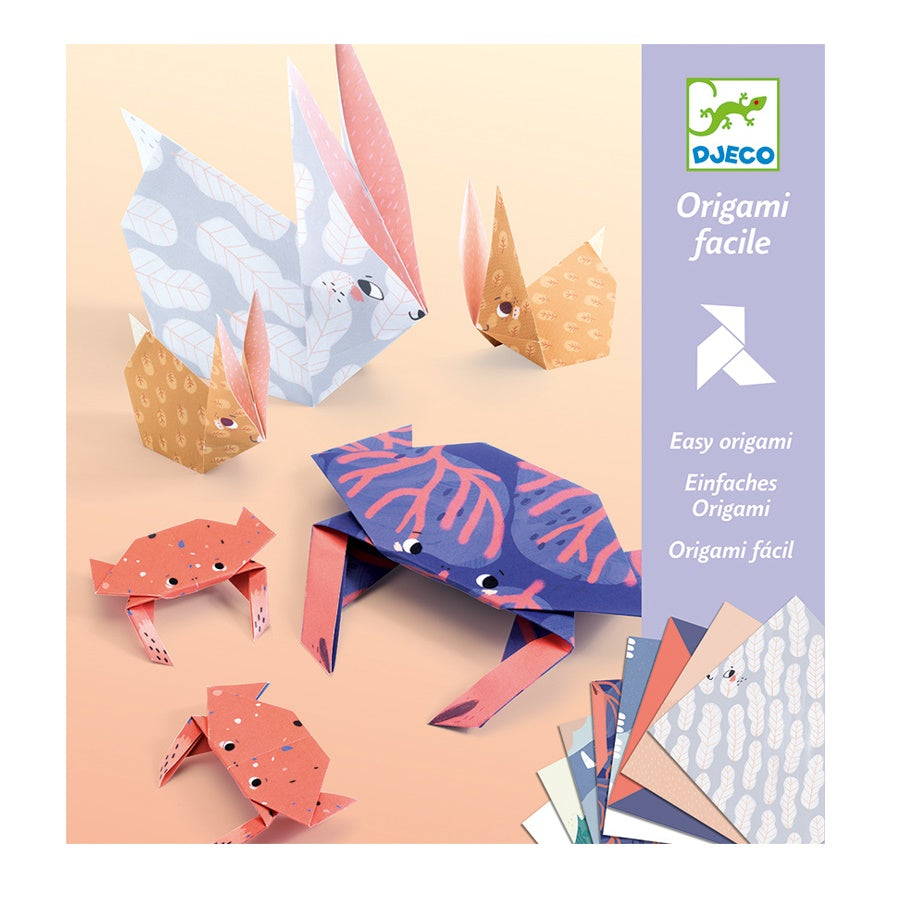 Djeco - Easy Origami Animal Family 6+
