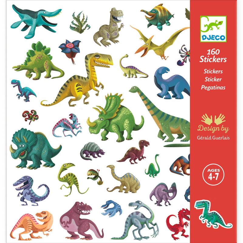 Djeco Dinosaurs 160 Stickers