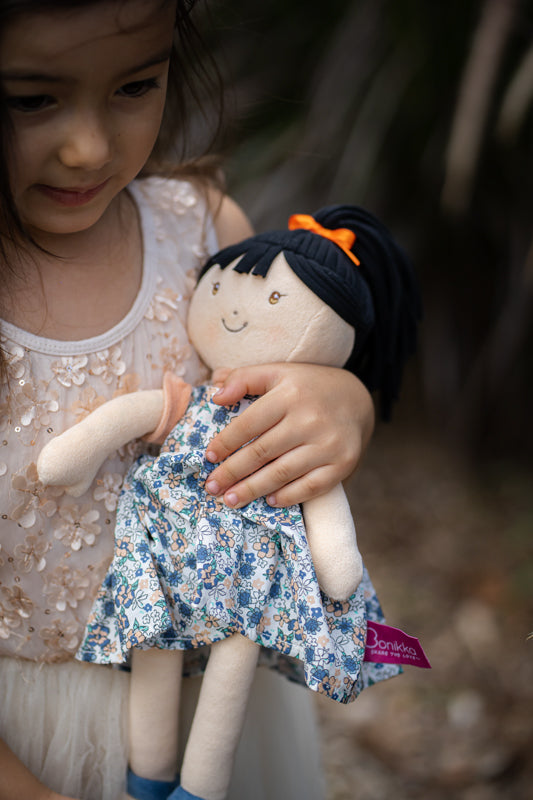 Bonikka Tammy Lu Doll with Black Hair (35cm)