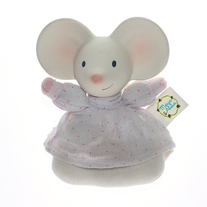 Meiya Baby Rattle with White Dress