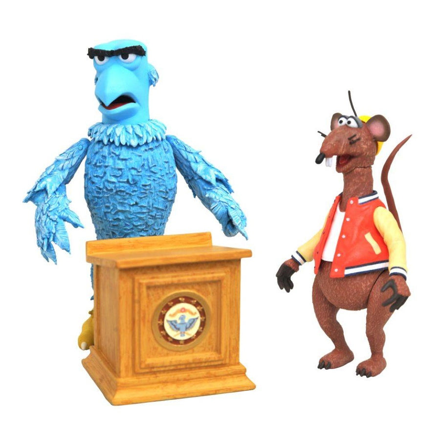 Muppets - Sam the Eagle & Rizzo Deluxe Action Figures Set