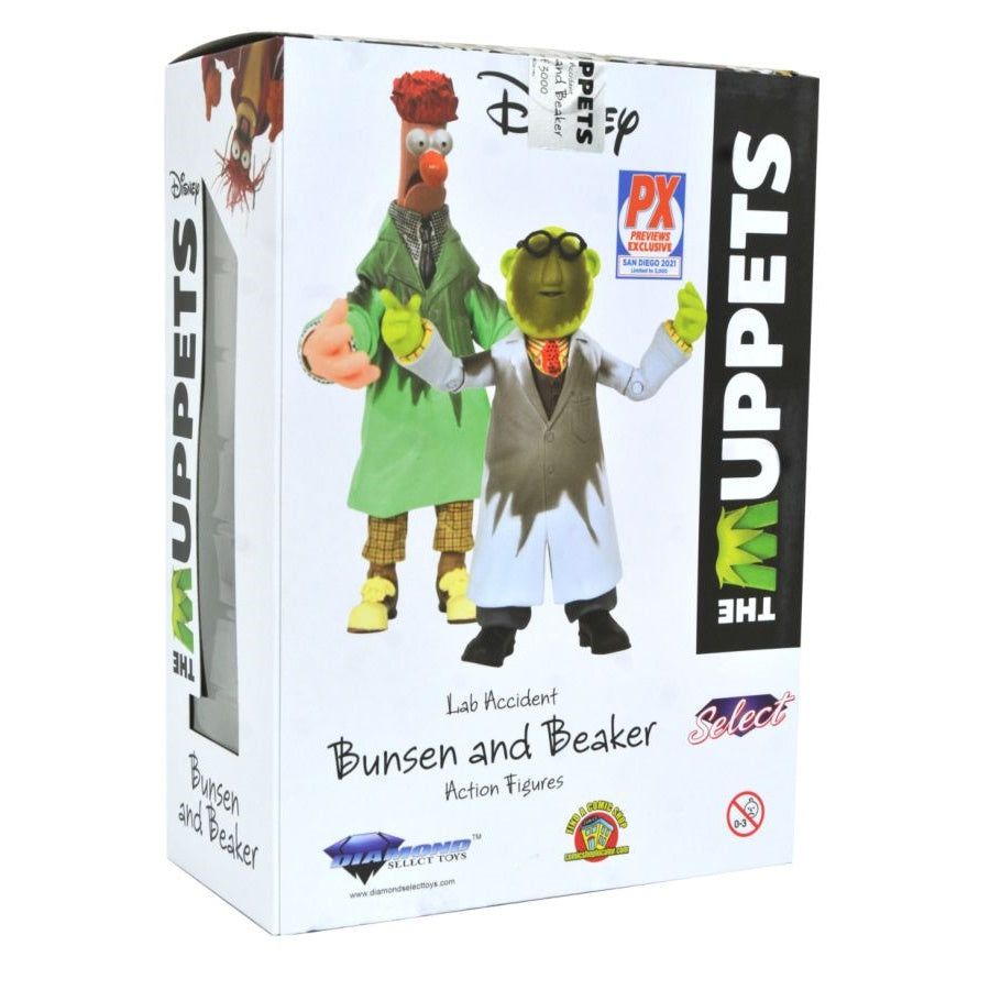 Muppets - Bunsen & Beaker SDCC 2021 Deluxe Action Figures Set
