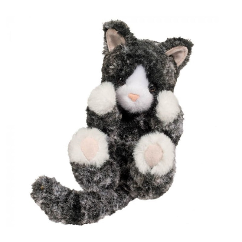 Lil' Handful Black & White Kitten Plush 18cm