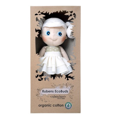 Rubens Barn EcoBuds - Daisy - Organic Cotton Doll (35cm)