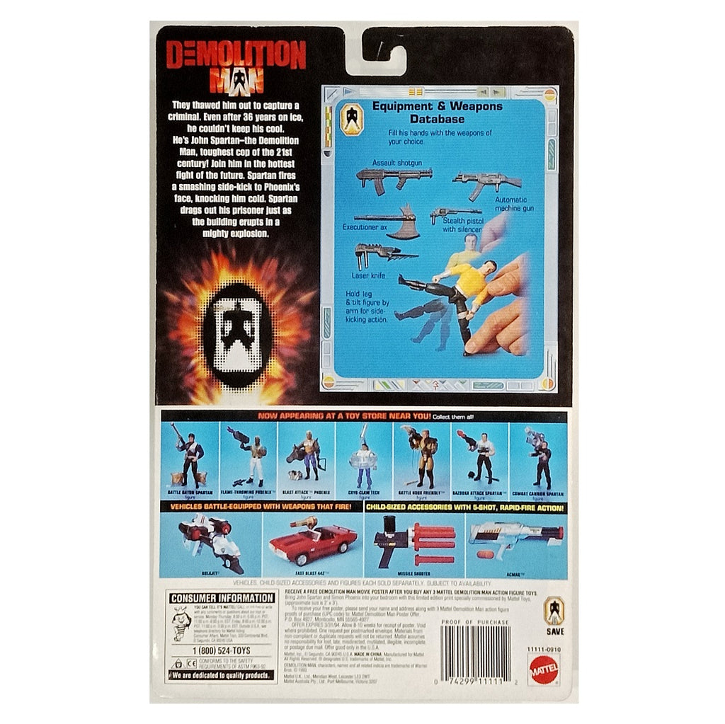 Mattel Demolition Man - Kick-Fighting Spartan ©1993