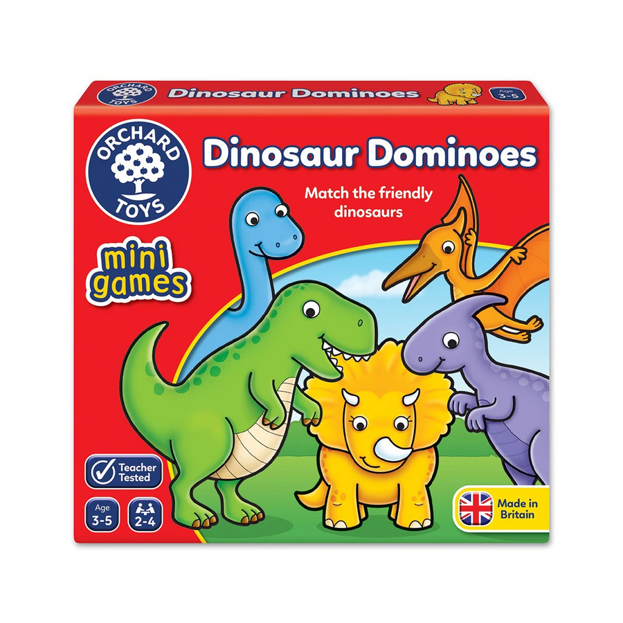 Orchard Toys - Dinosaur Dominoes Mini Game 3-5yo