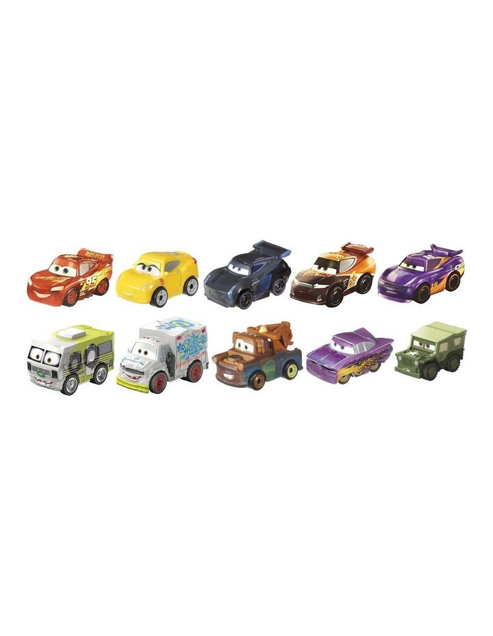 Disney - Cars Metal Vehicles Mini Racers 10 Pack