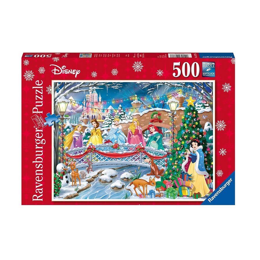 Ravensburger - Disney Princess Christmas Celebrations 500pc Jigsaw Puzzle