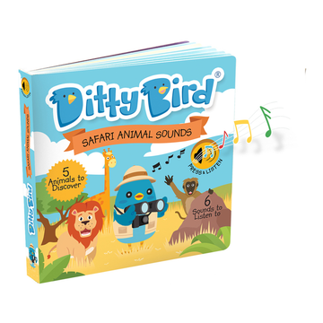 Ditty Bird - Safari Animal Sounds Musical Board Book