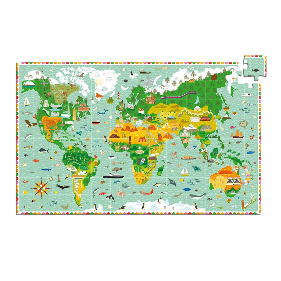 Djeco Puzzle Observation - Around the World 200pc 6+