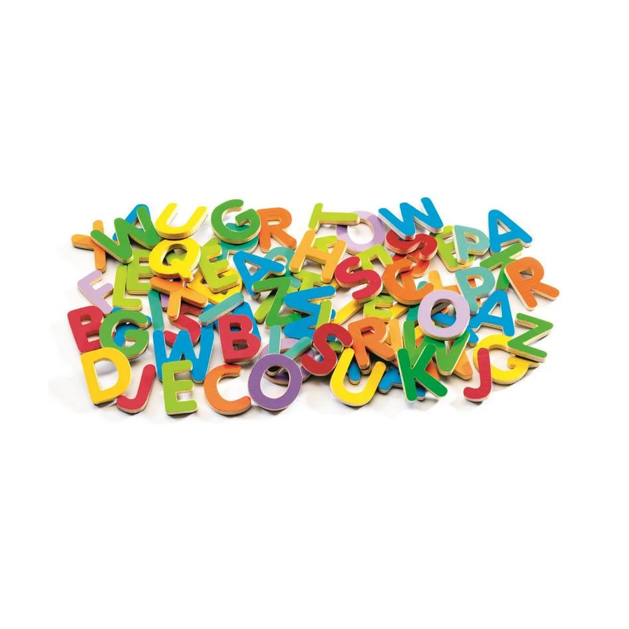 Djeco - Wooden Magnetic Upper Case Letters