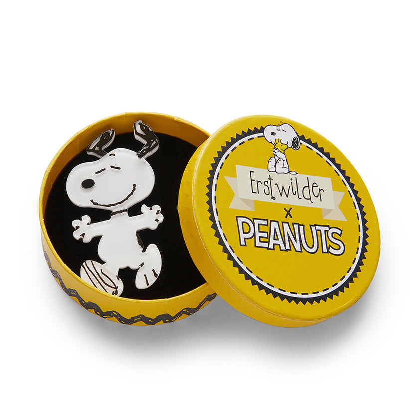 Erstwilder x Peanuts - Dancing Snoopy Time to Dance Brooch