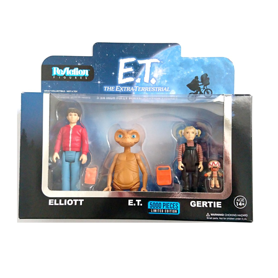E.T., Elliot & Gertie ReAction 3Pk