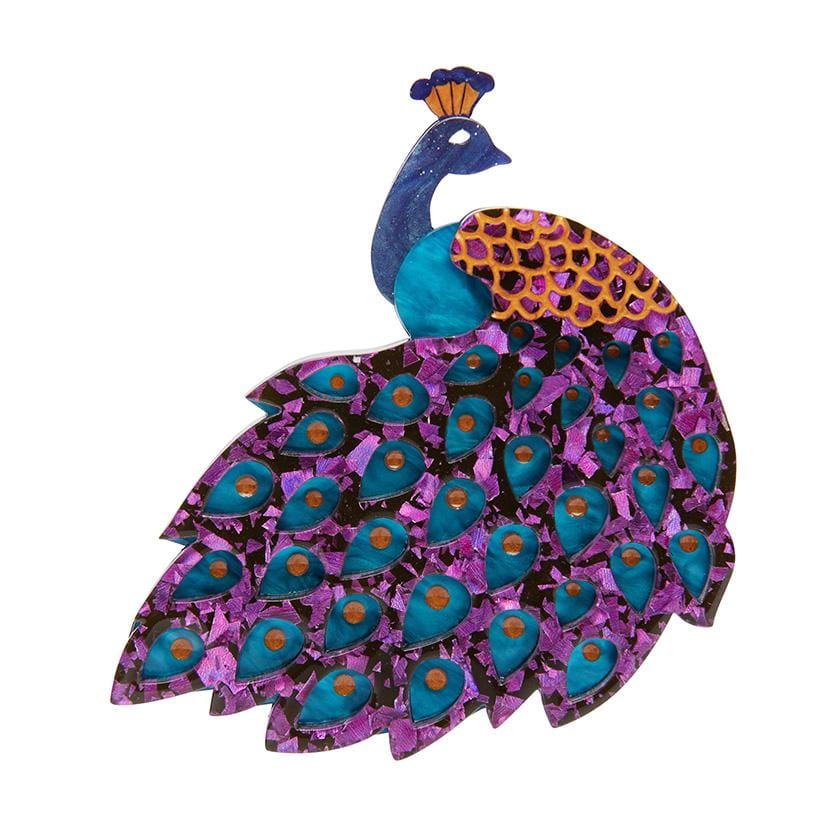 Erstwilder - Le Peacock Royal Brooch