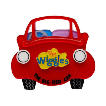 Erstwilder Wiggles - The Big Red Car Brooch