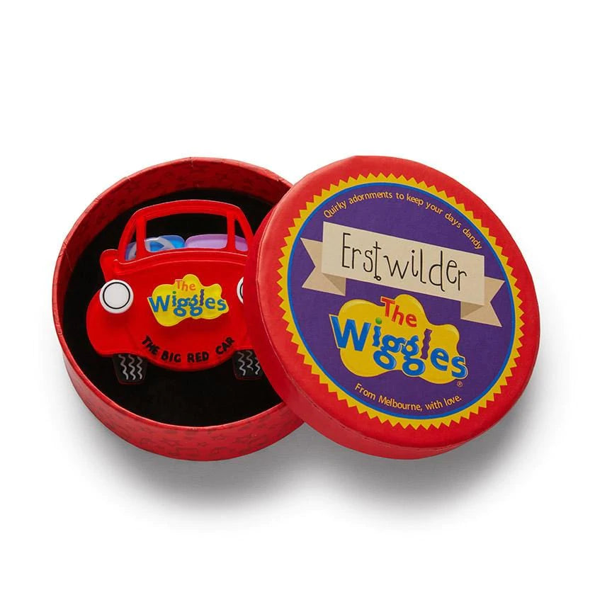 Erstwilder Wiggles - The Big Red Car Brooch