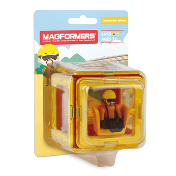 Magformers Figure Plus Set (Construction Man Square)