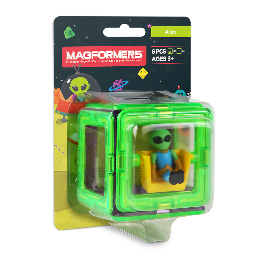 Magformers Figure Plus Set (Alien Square)