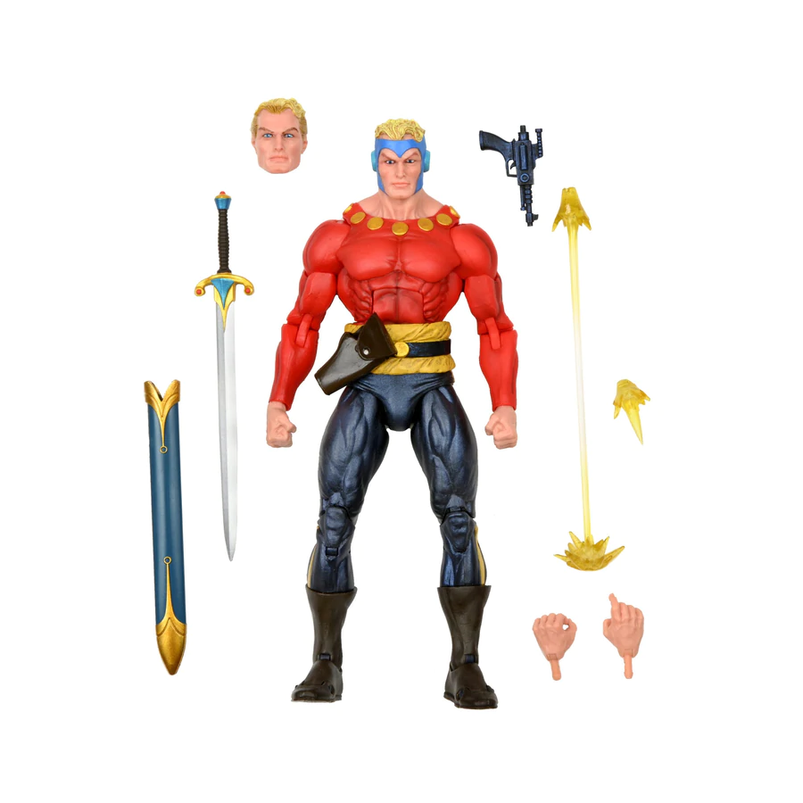 The Original Superheroes - The Phantom, Flash Gordon & Ming the Merciless Set of 3 Action Figures (King Features)