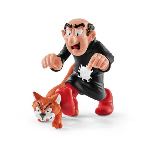 Schleich - Smurf Gargarmel with Cat figure