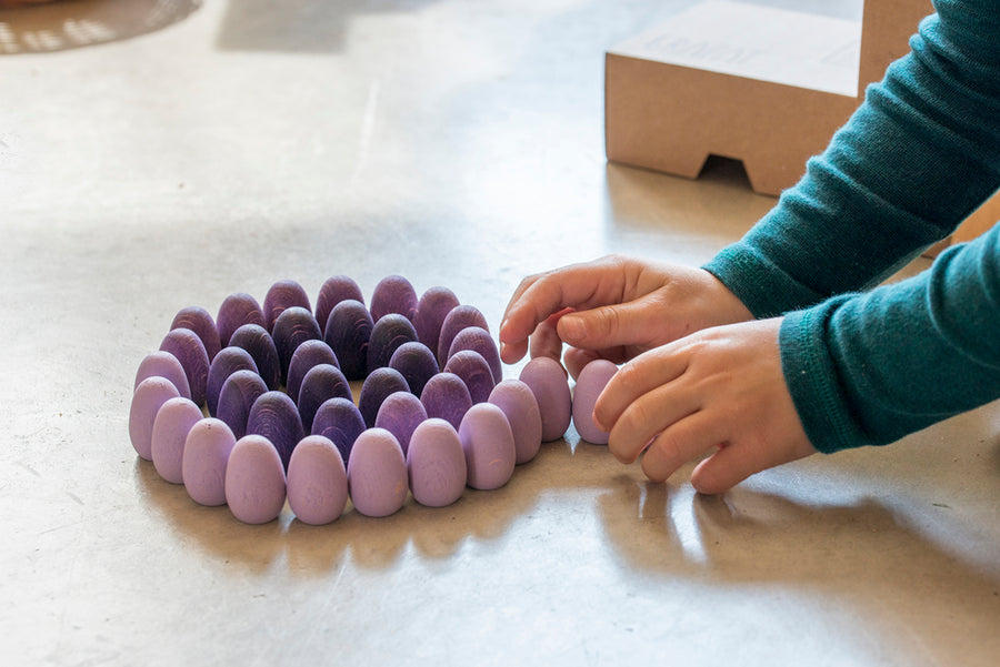 Grapat Mandala Eggs - Wooden Toys
