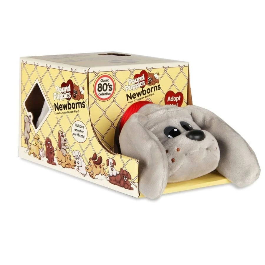 Pound Pupplies Classic – Peluche Cane 43 Cm Grigio Con Foulard E Certificato Di Adozione – Giocattolo Morbido Per Bambini 3+ Anni