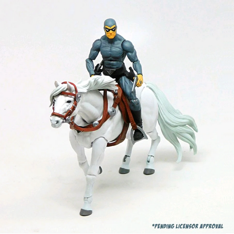 HERO H.A.C.K.S. - The Phantom (Grey) & Hero 1:18 scale Action Figure & Steed 2-pack