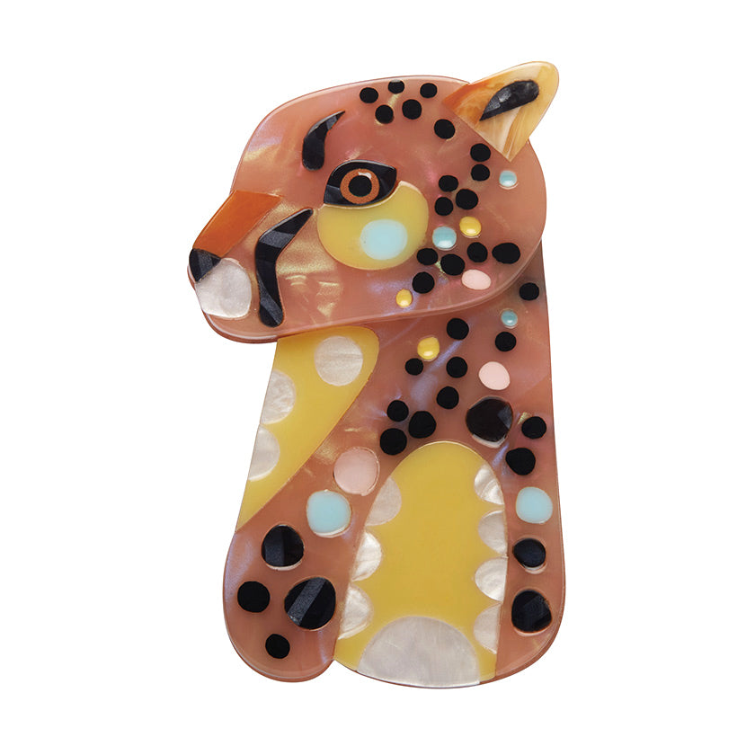 Erstwilder x Pete Cromer (Wildlife Part 2) - The Choosy Cheetah Brooch