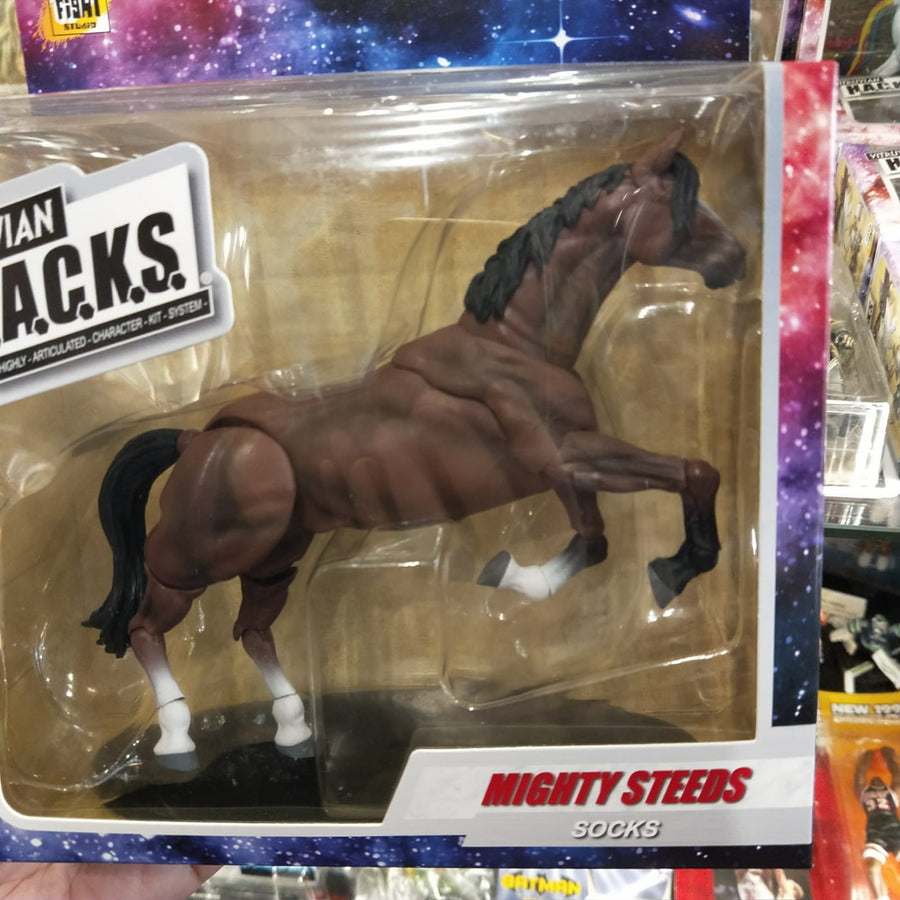 VITRUVIAN H.A.C.K.S. Mighty Steeds - SOCKS Brown horse