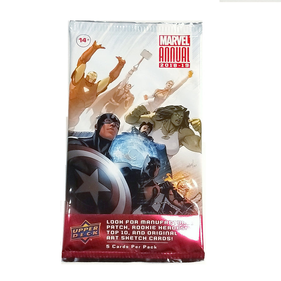 Marvel Annual Trading Cards (Upper Deck 2018/19) (5 per pack)
