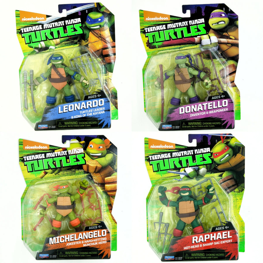 TMNT Playmates ©2016 - Lot of 4 Turtles