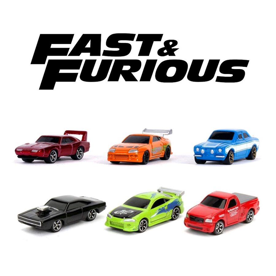 Jada Toys Nano Hollywood Rides - Fast & Furious (Set 1 & 2)