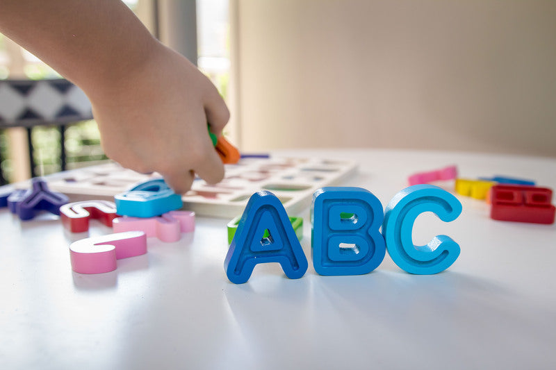 Kiddie Connect - ABC (Uppercase) Chunky and Tracing Puzzle