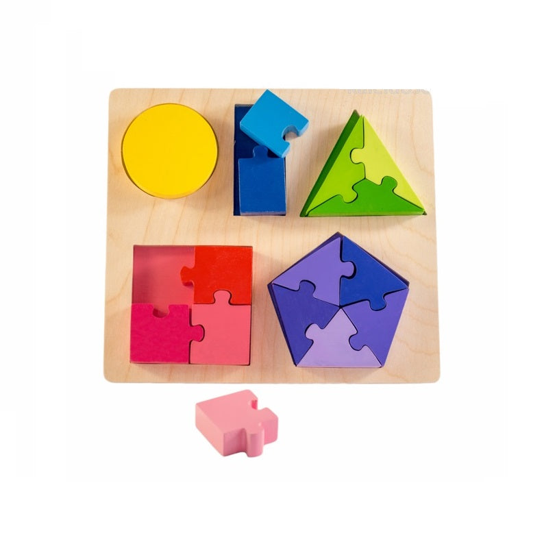 Kiddie Connect -  Jigsaw Shape Fraction Puzzle
