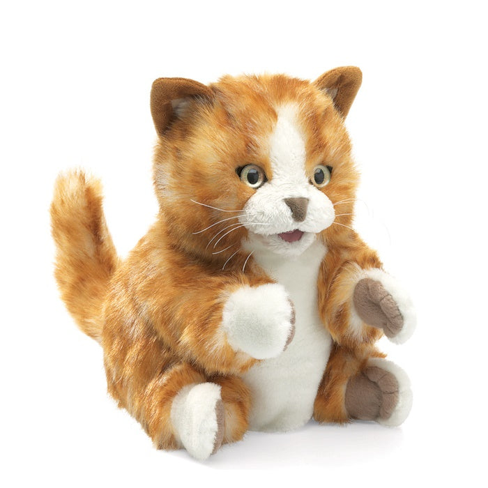 Orange Tabby Kitten Cat Puppet 3+