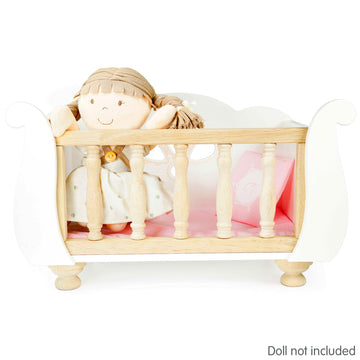 Le Toy Van Honeybake Wooden Doll Cot