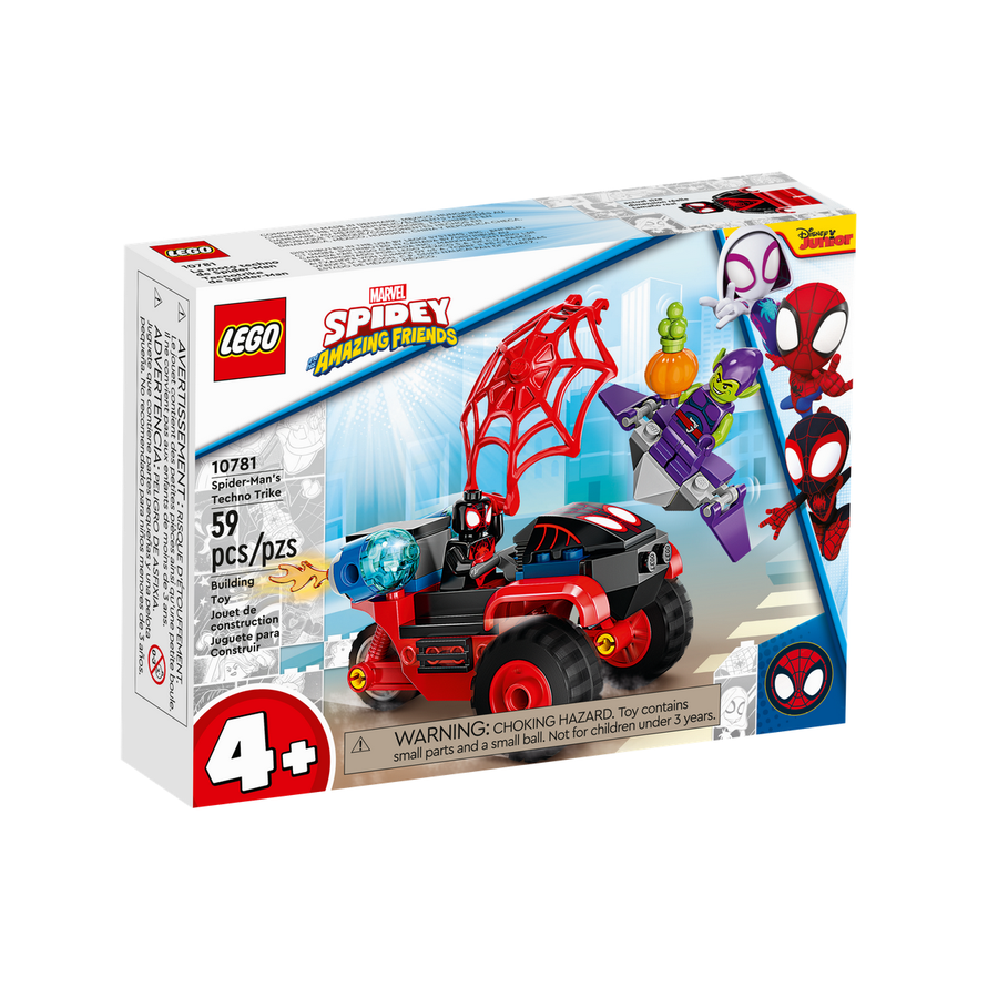 LEGO 10781 Marvel Spiderman Miles Morales Spider Man s Techno Trike Alfy s New Vintage Toy Shop