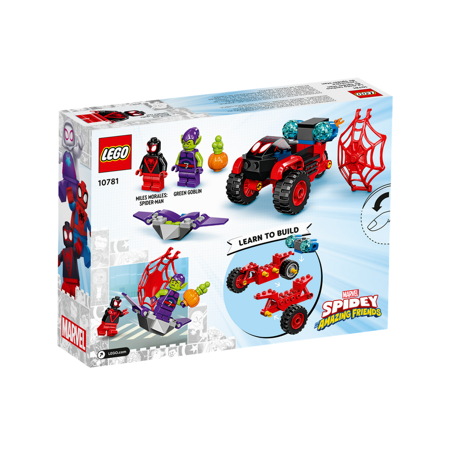 LEGO - 10781 Marvel Spiderman Miles Morales: Spider-Man’s Techno Trike