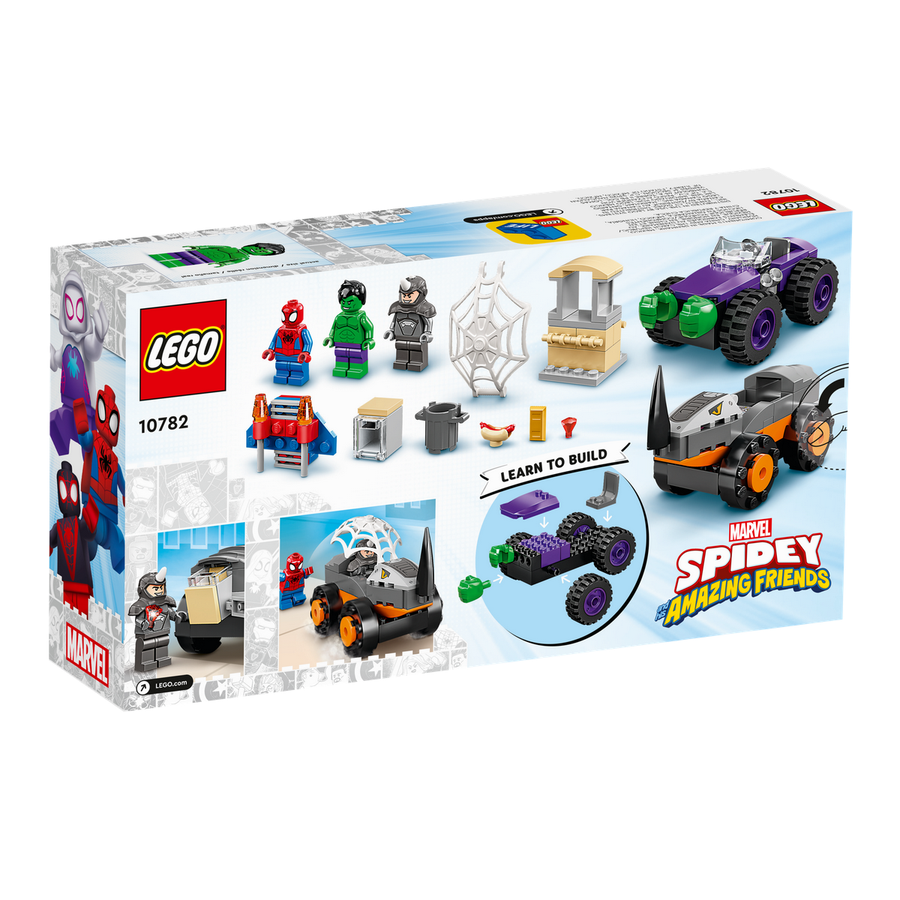 LEGO - 10782 Marvel Hulk vs. Rhino Truck Showdown