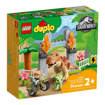 LEGO DUPLO - 10939 T-Rex and Triceratops Dinosaur Breakout