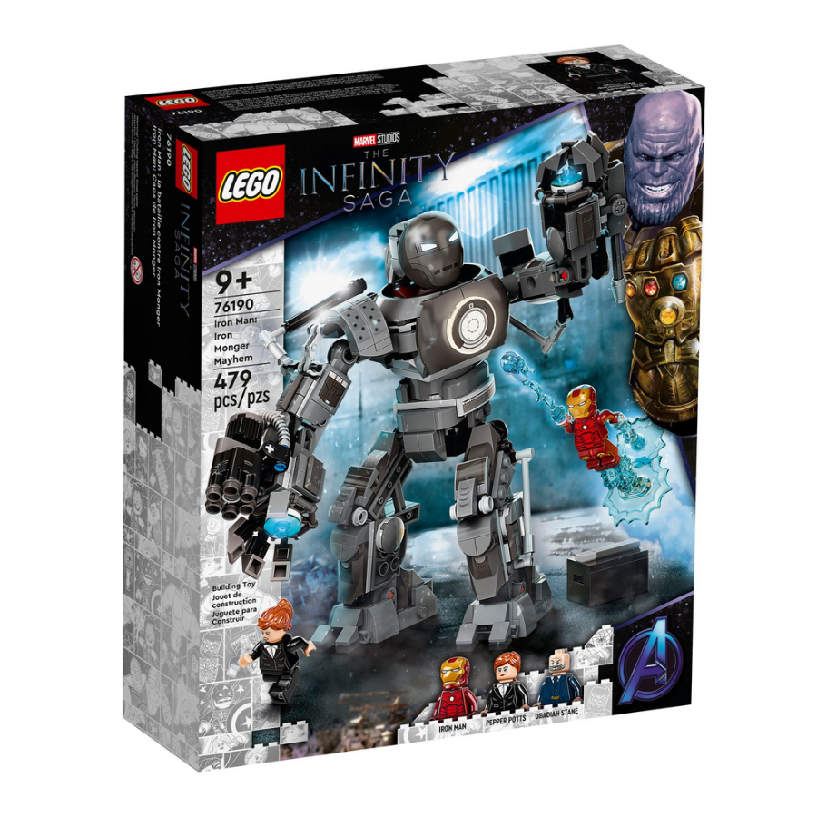 LEGO - 76190 Marvel Iron Man: Iron Monger Mayhem