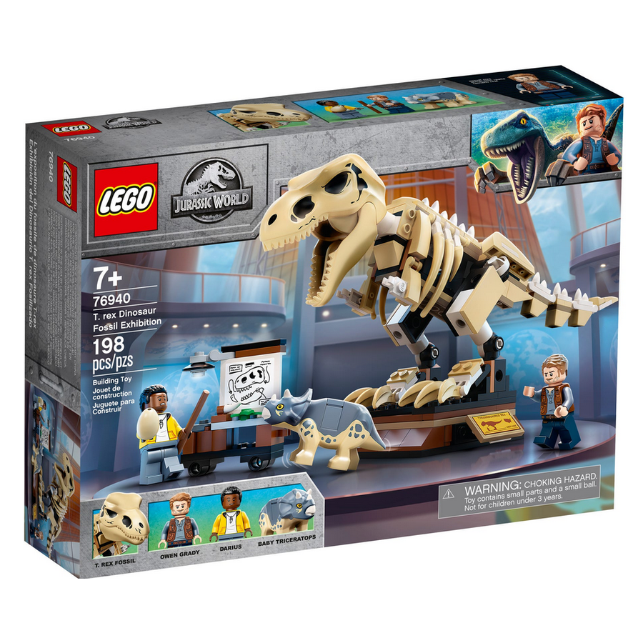 LEGO - 76940 Jurassic World T Rex Dinosaur Fossil Exhibition