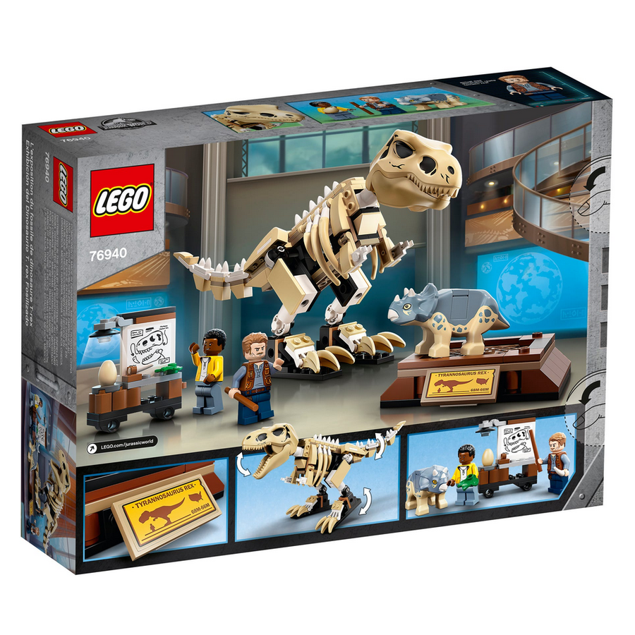 LEGO - 76940 Jurassic World T Rex Dinosaur Fossil Exhibition