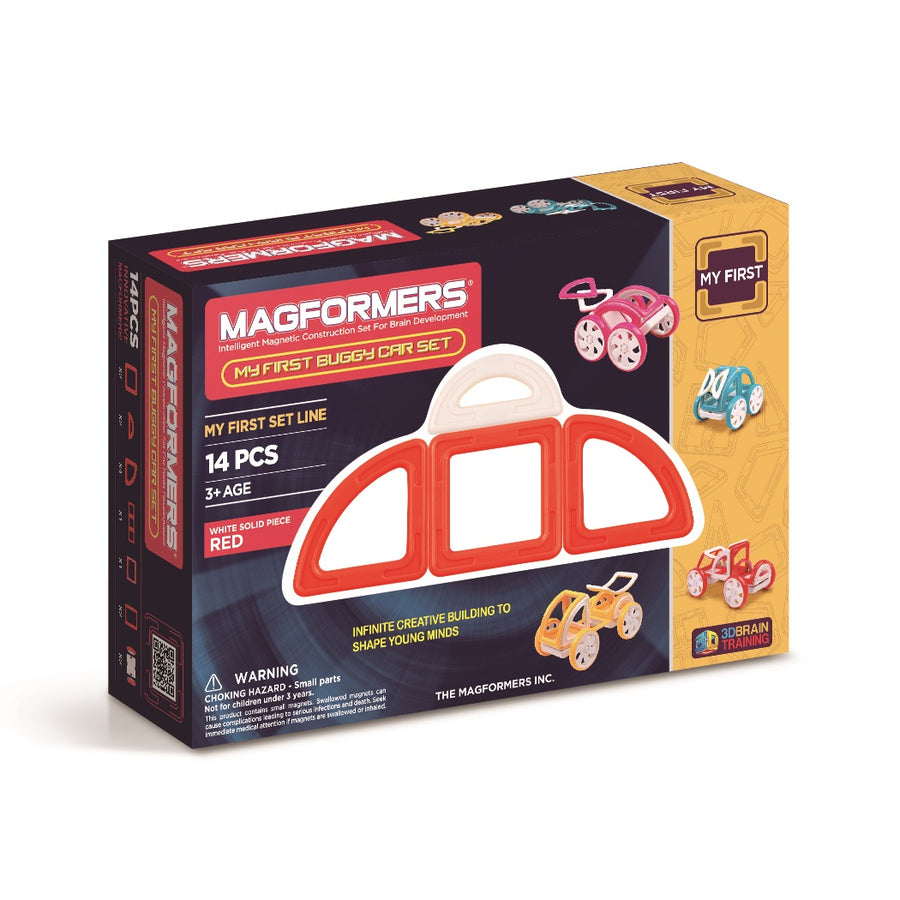 Magformers My First Buggy Car Set (Red)